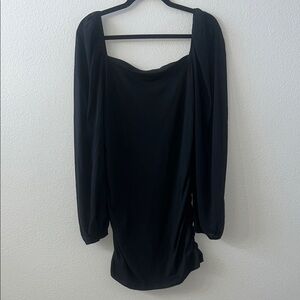 Black Women's mini Dress size large EUC